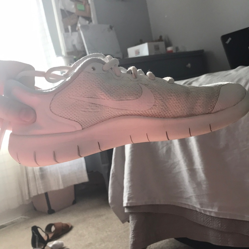 White Nike shoes